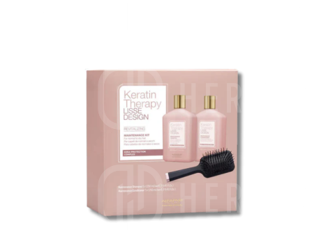 ALFAPARF KERATIN THERAPY zestaw szampon + odżywka 250+250 ml + szczotka
